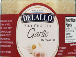 Delallo Garlic Minced In Water (1x6 OZ)