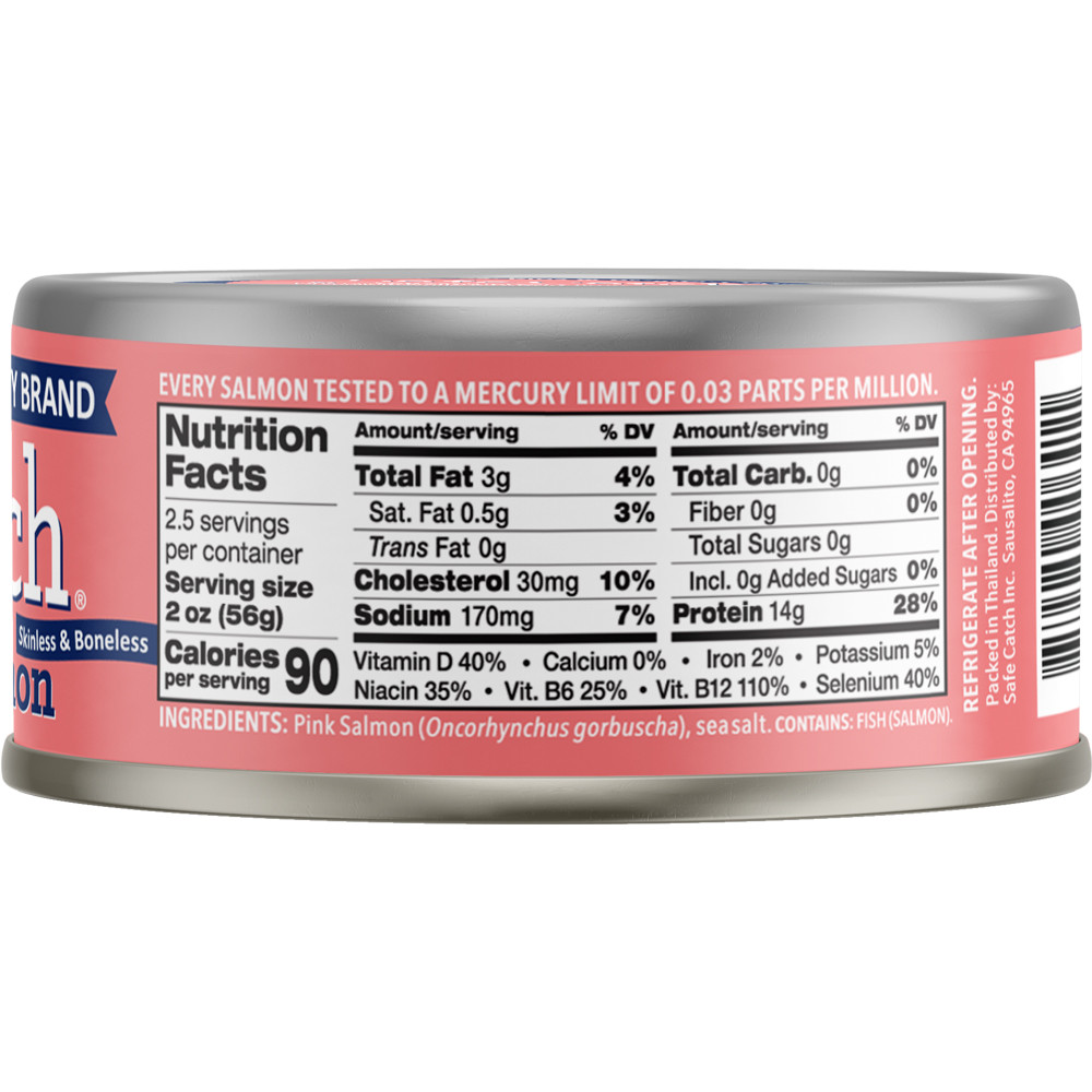 SAFE WILD PINK SALMON ( 6 X 5 OZ ) - Image 4