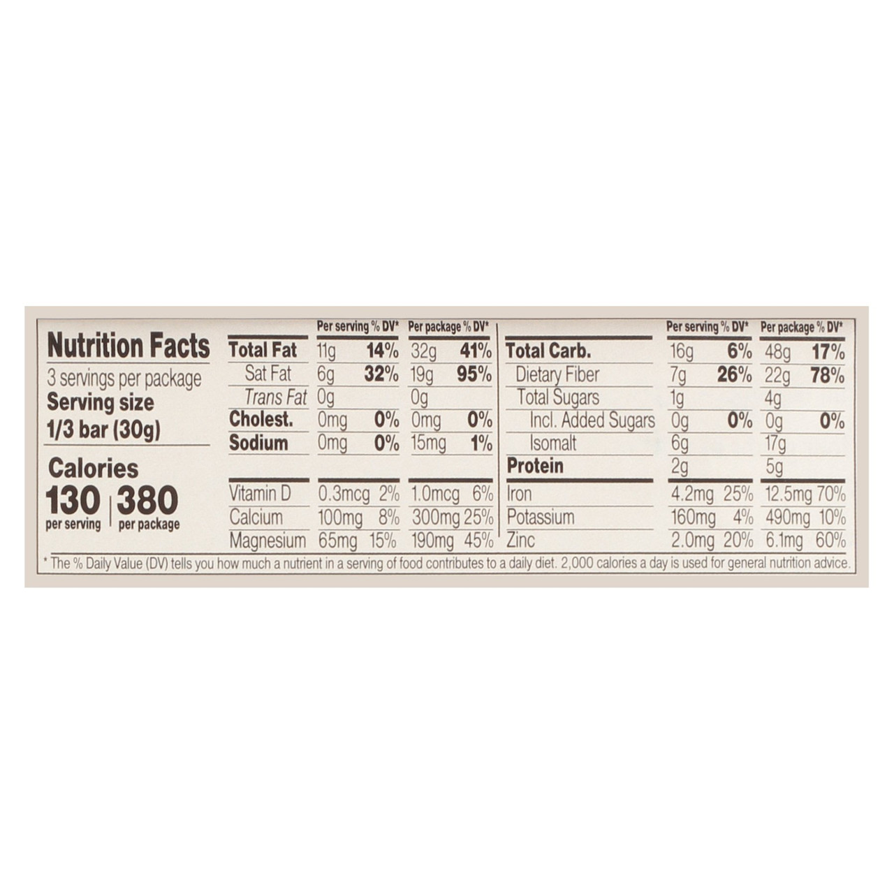 CH LOVE BAR MLK CHOC ALM ( 12 X 3.2 OZ ) - Image 4