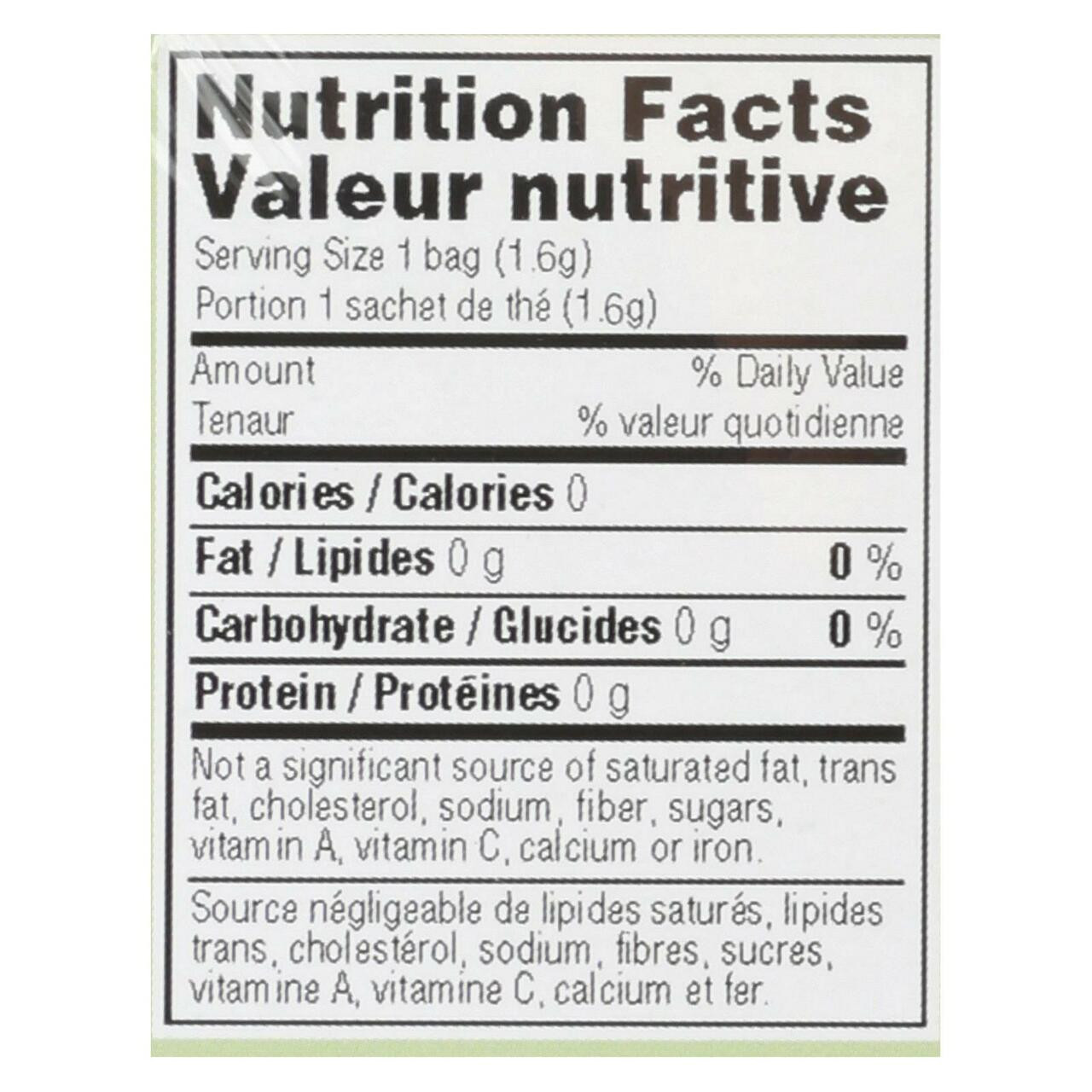 Uncle Lee's Tea Organic Green Tea 100 Tea bags - Image 3