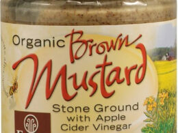 Eden Foods Brown Mustard Glass (12x9 Oz)