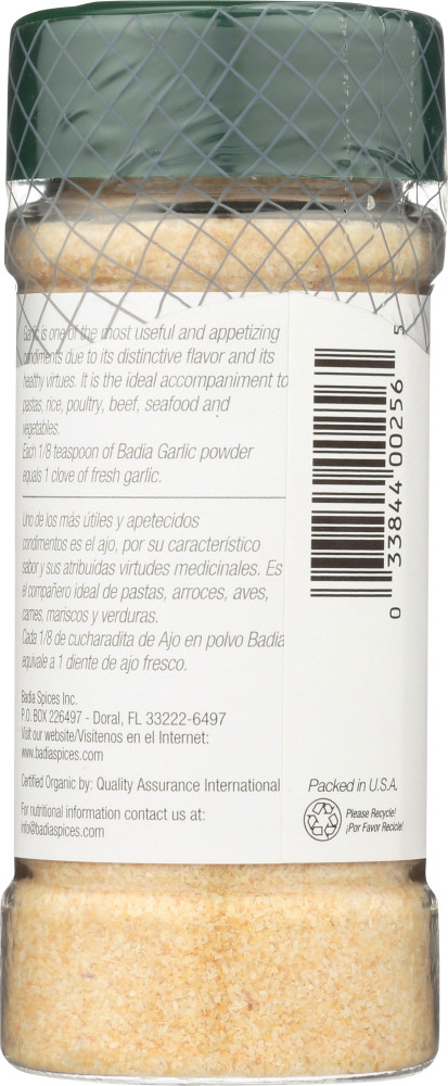 OG2 BADIA GARLIC POWDER ( 8 X 3 OZ ) - Image 3