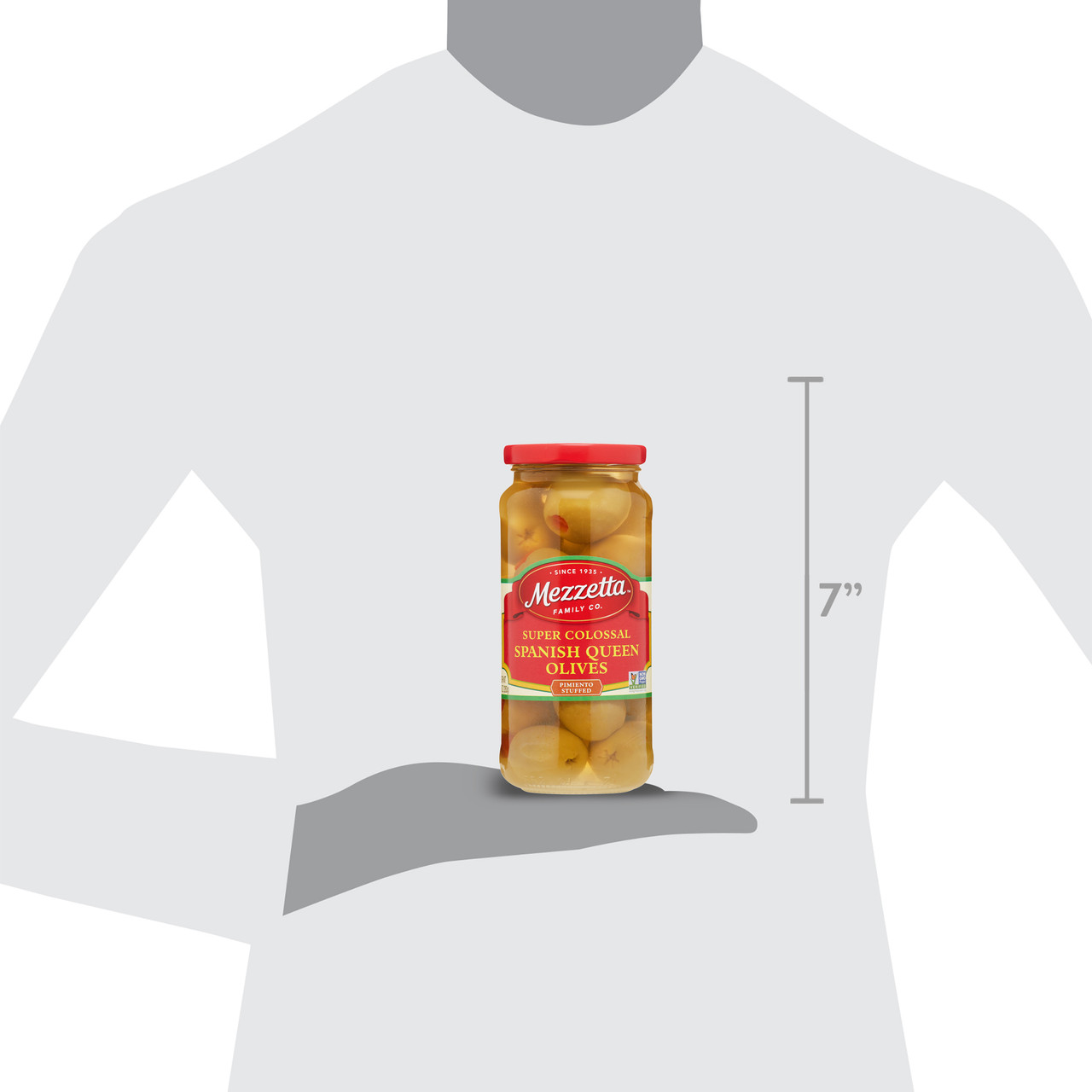 Mezzetta Spanish Colossal Queen Olives With Minced Pimento (6x10Oz) - Image 3