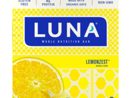 OG3 LUNA BAR LEMON ZEST ( 6 X 6 PACK )