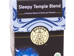 Buddha Teas Organic Sleepy Temple Blend 18 Tea Bags (Pack of 6 Boxes)