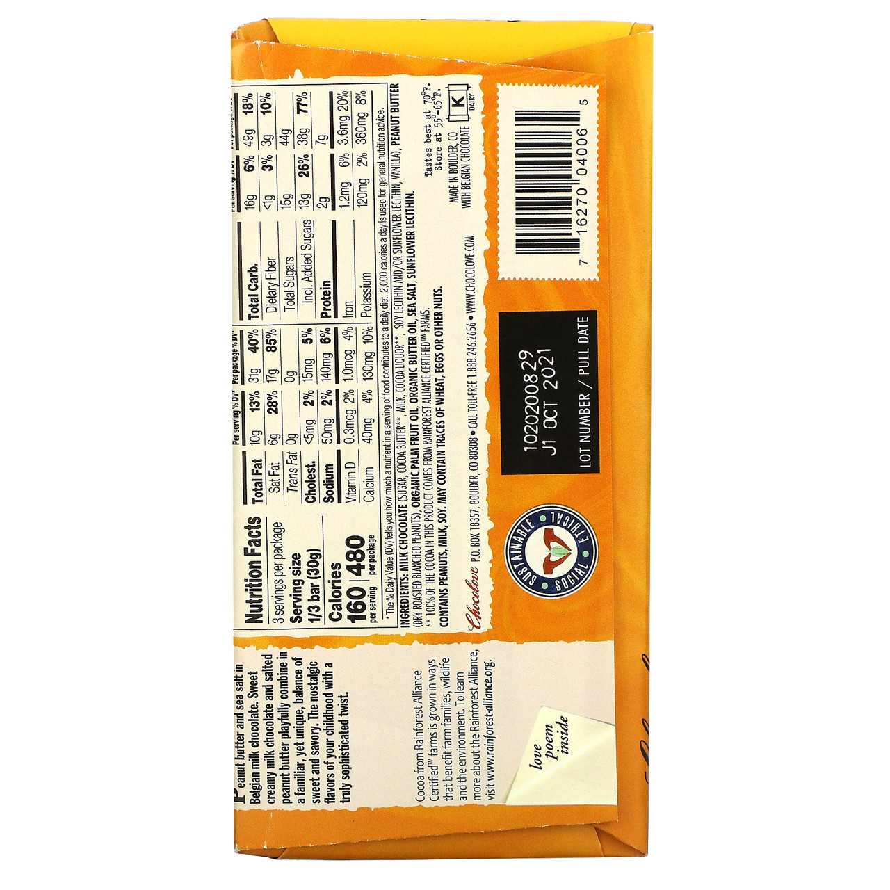 CH LOVE SLTD PBTR FILLED ( 10 X 3.2 OZ ) - Image 2