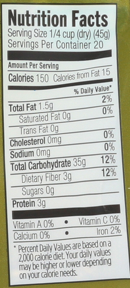 OG1 LUND LONG BROWN RICE ( 6 X 2 LB ) - Image 2