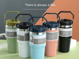 Stainless Steel Travel Coffee Tumbler – Insulated Car Cup with Cover (20/30 oz)