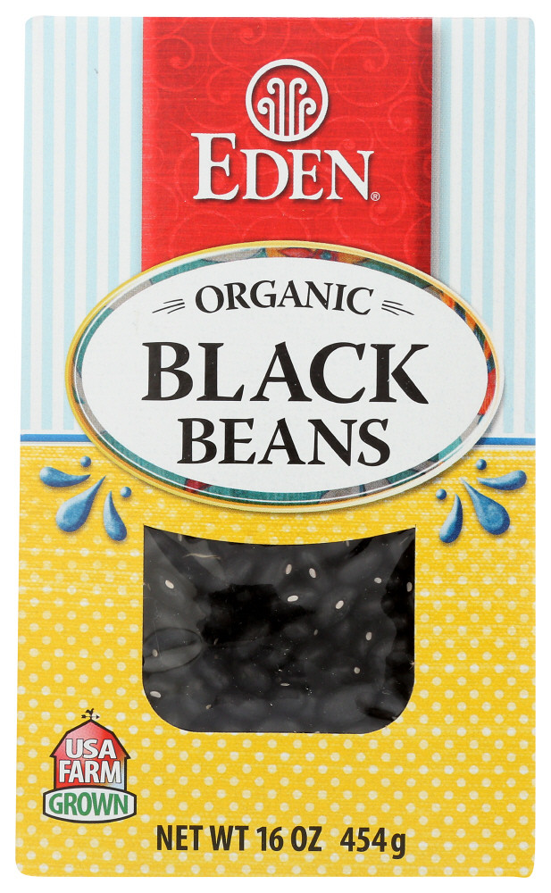 OG2 EDEN DRY BLK BEANS ( 12 X 16 OZ )