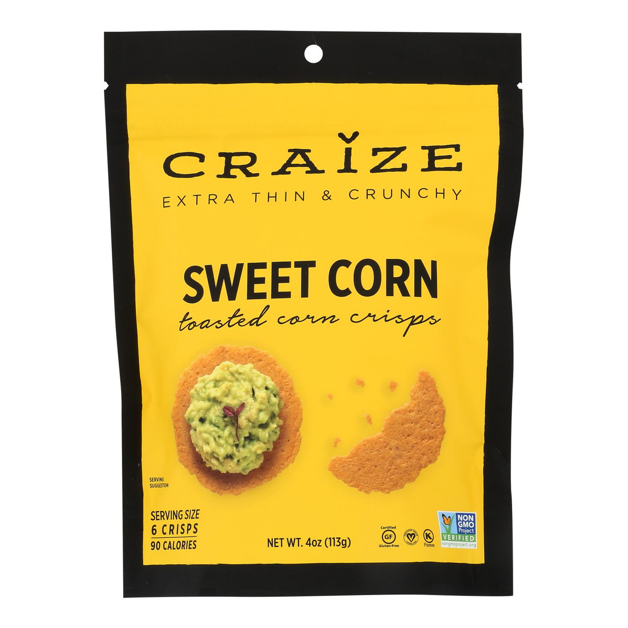 CRAIZE SWEET CORN CRISPS ( 6 X 4 OZ )