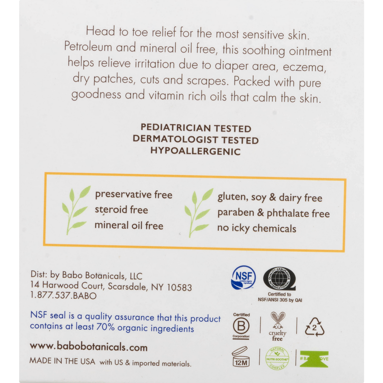 BAB SENS BBY FF OINTMNT ( 1 X 4 OZ ) - Image 5