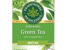 Traditional Medicinals Organic Matcha Green Tea 16 Tea Bags (Pack of 6 Boxes)