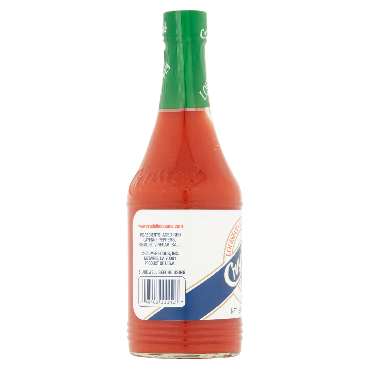 Crystal Hot Sauce Louisiana's Pure Hot Sauce (12x12Oz) - Image 3