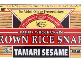 Edward & Sons Tamari Sesame Fat Free Snaps (12x3.5 Oz)