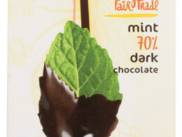 Theo Chocolate Dark Chocolate Mint Bar (12x3Oz)