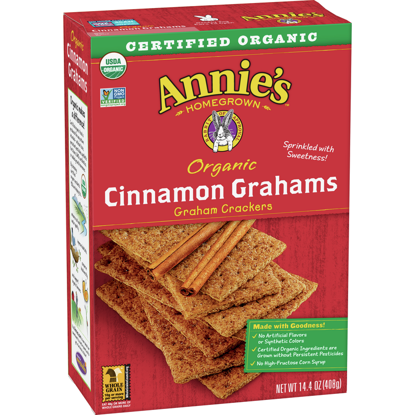 Annie's Homegrown Cinnamon Grah Crakers (12x14.4OZ ) - Image 2