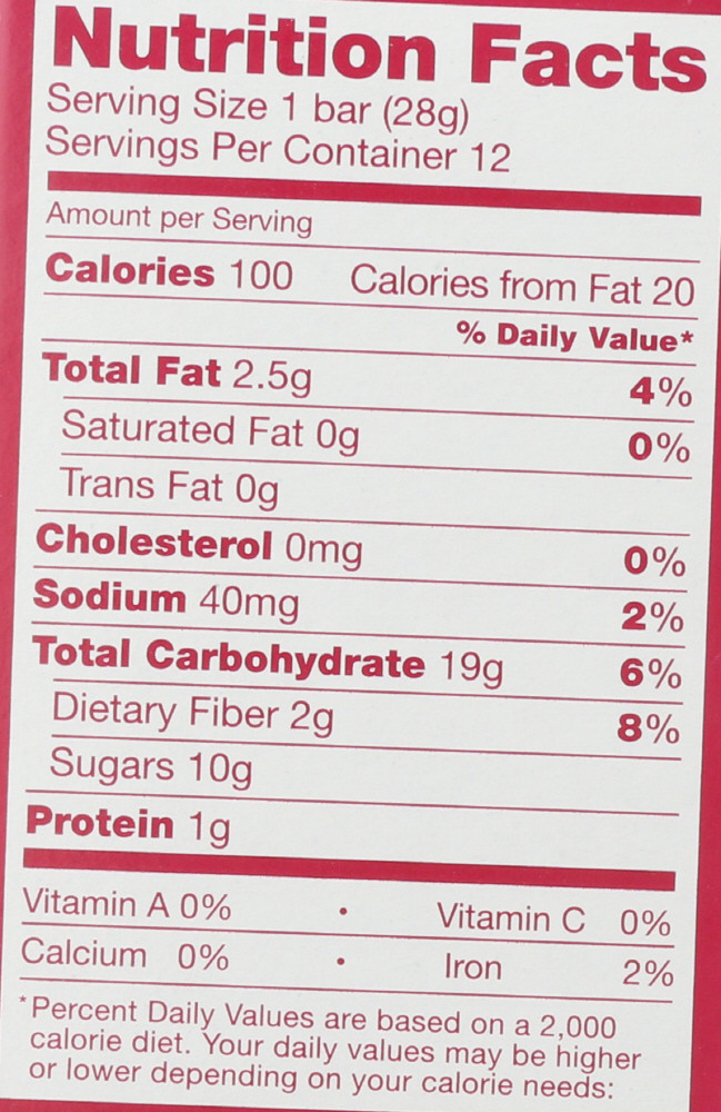 NAT BKRY FIG BAR RASPBRY ( 6 X 6 PACK ) - Image 2