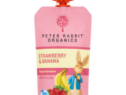Peter Rabbit Organics Organic Fruit Snack 100% Pure Strawberry And Banana (10x4Oz)