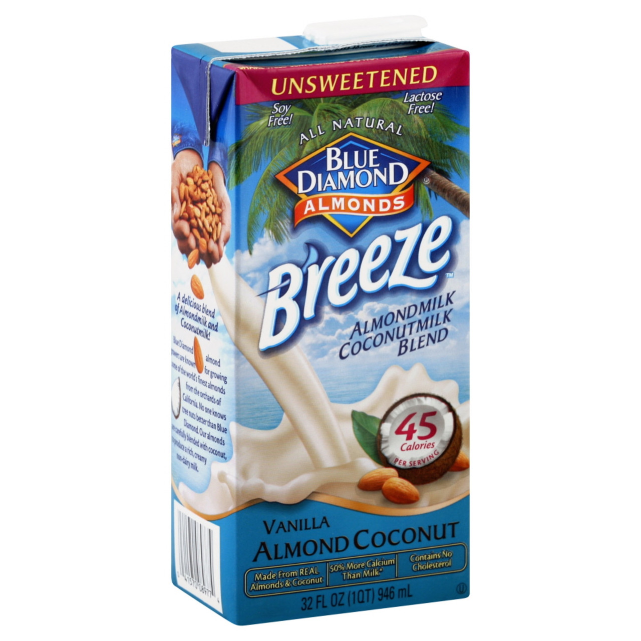 Blue Diamond Almond Coconut Unsweetened Van (12x32OZ )