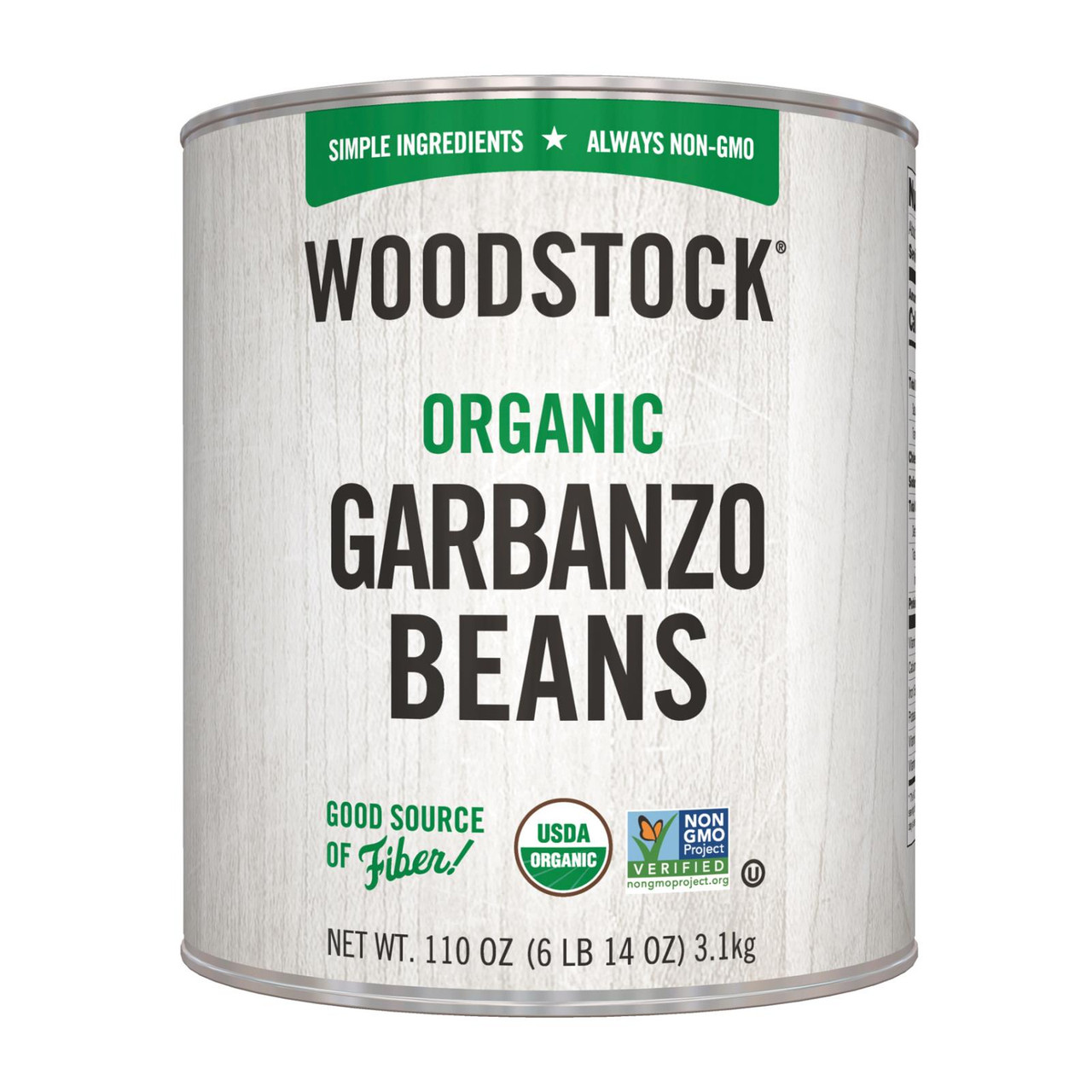 OG2 WOOD GARBANZO BEANS ( 6 X 110 OZ )