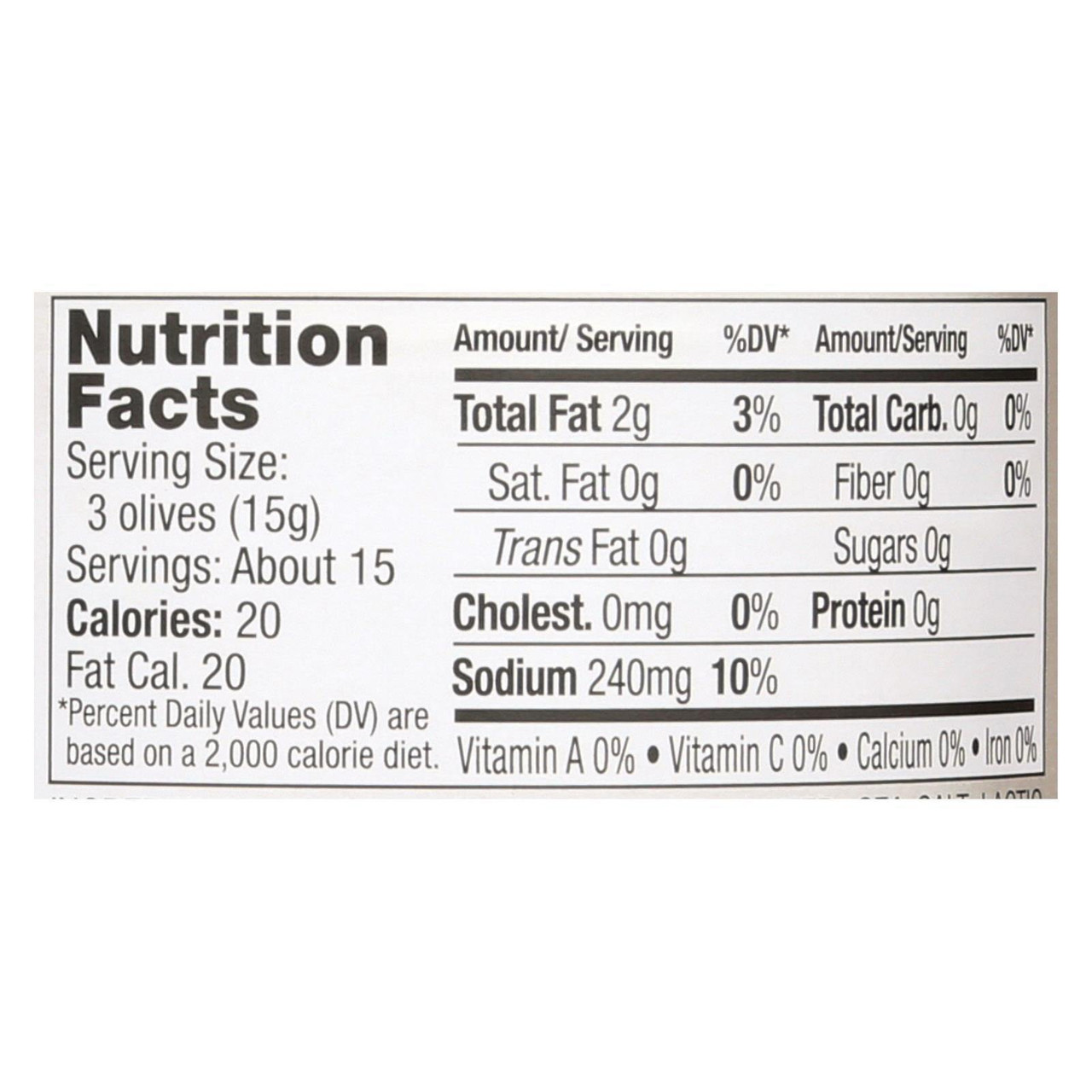 Jeff's Naturals Castelvetrano Olives (6x5.5 OZ) - Image 3