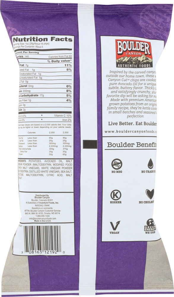 BOULDER AVO OIL VNGR&SLT ( 12 X 5.25 OZ ) - Image 2