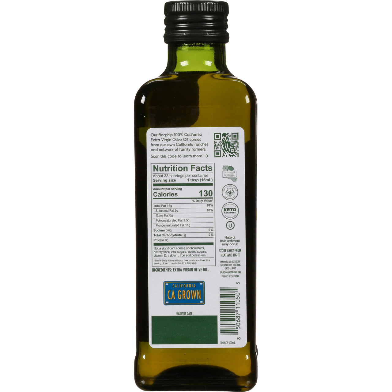 CA OLV 100% CA EVOO ( 6 X 16.9 OZ ) - Image 2