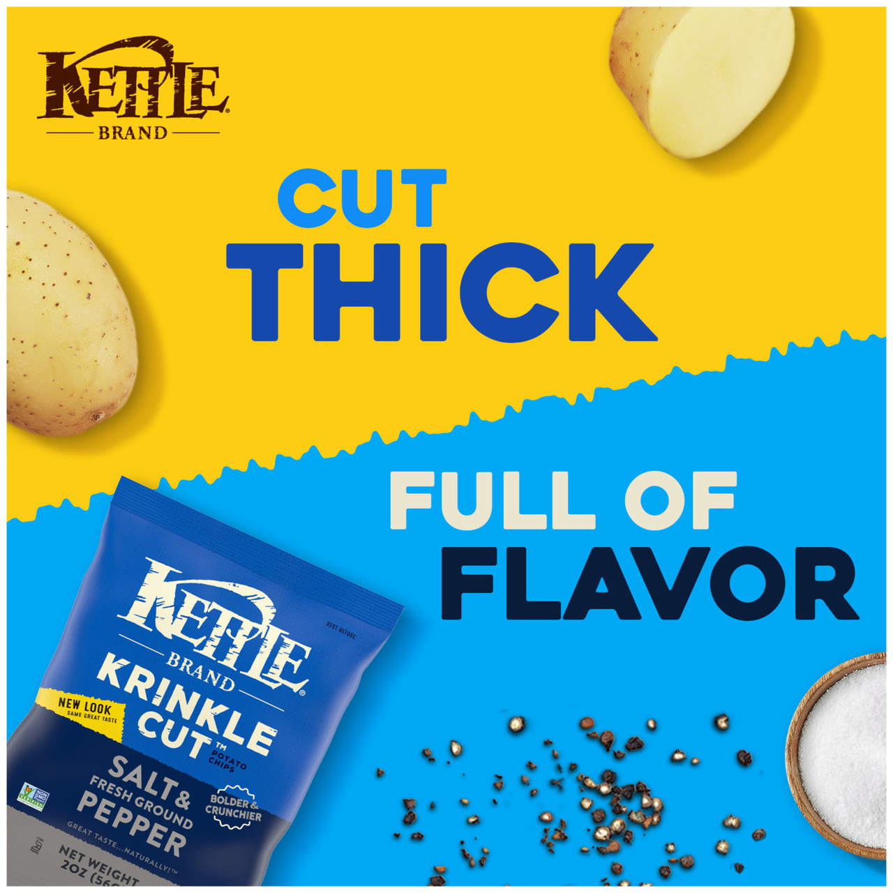 KETTLE S & P KRNKL CHIPS ( 24 X 2 OZ ) - Image 2