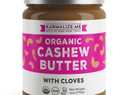 Organic Vegan Cashew butter with cloves
