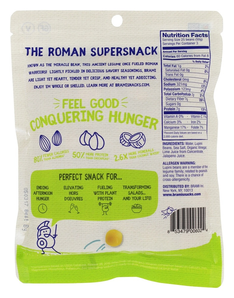 BRAMI LUPINI SNK CHLI LM ( 8 X 5.3 OZ ) - Image 2