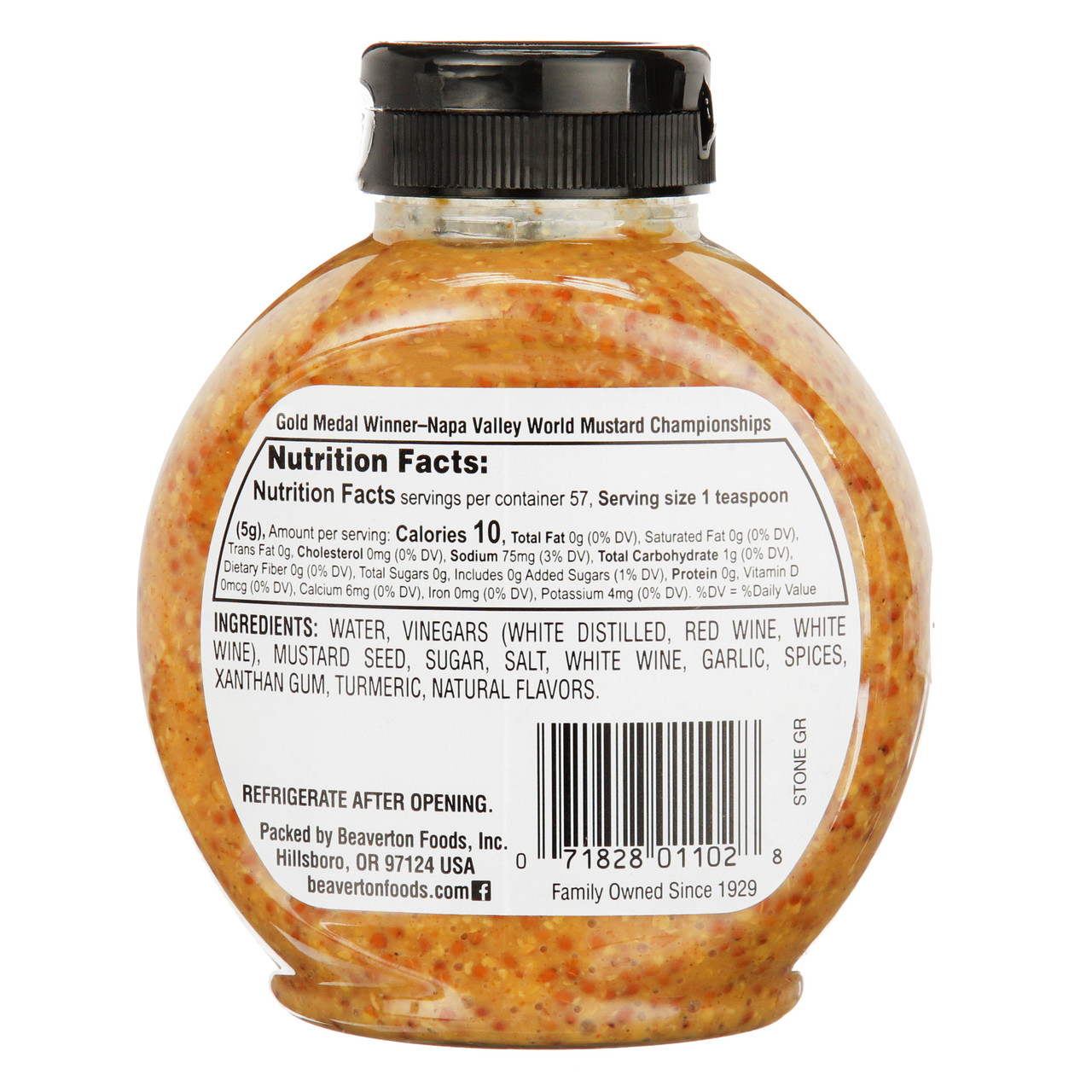 Inglehoffer Stone Ground Mustard (6x10Oz) - Image 6