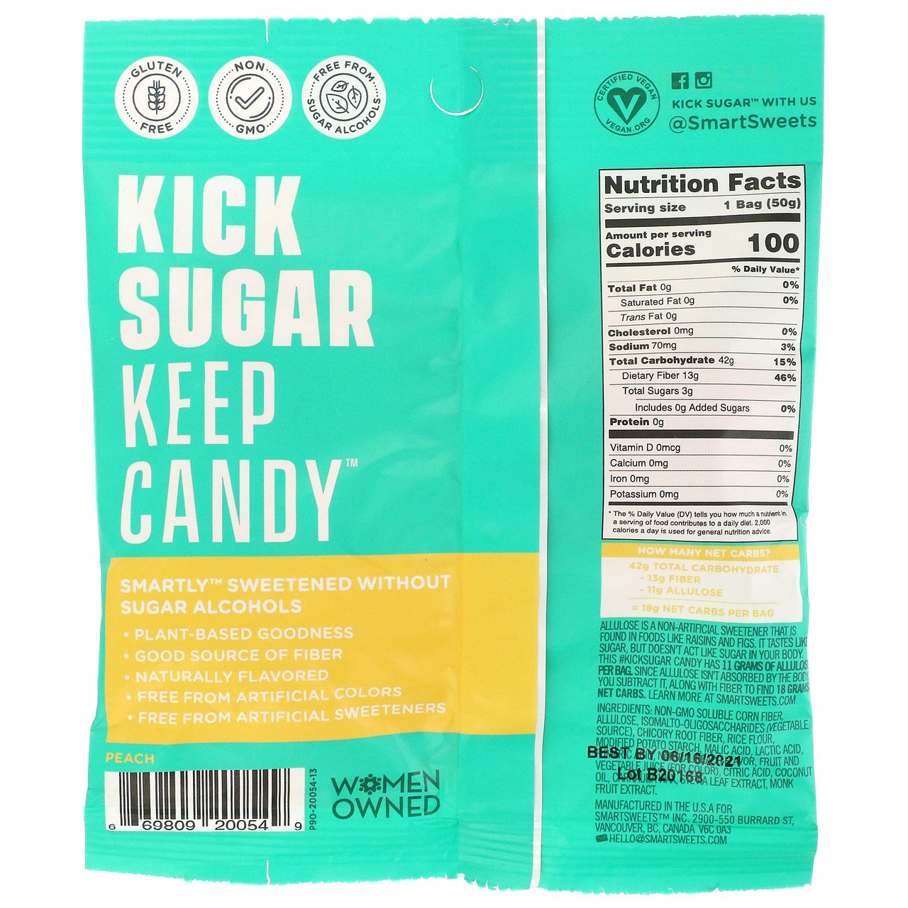 SMARTSWT GUMMY PCH RINGS ( 12 X 1.8 OZ ) - Image 2