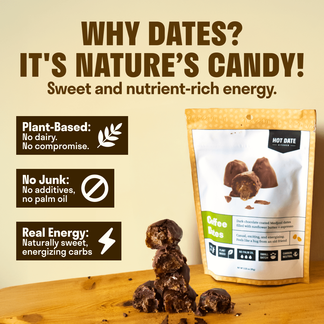 Chocolate Covered California Medjool Date: filled with sunflower butter + Organic espresso - Image 4