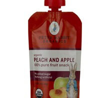 Peter Rabbit Organics Peach & Apple Fruit Snacks (10x4 Oz)
