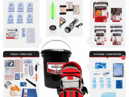 WSK 5-Person 72-Hour Emergency Survival Bucket Kit
