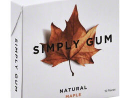 Simply Gum All Natural Gum Maple (12X15 Ct)