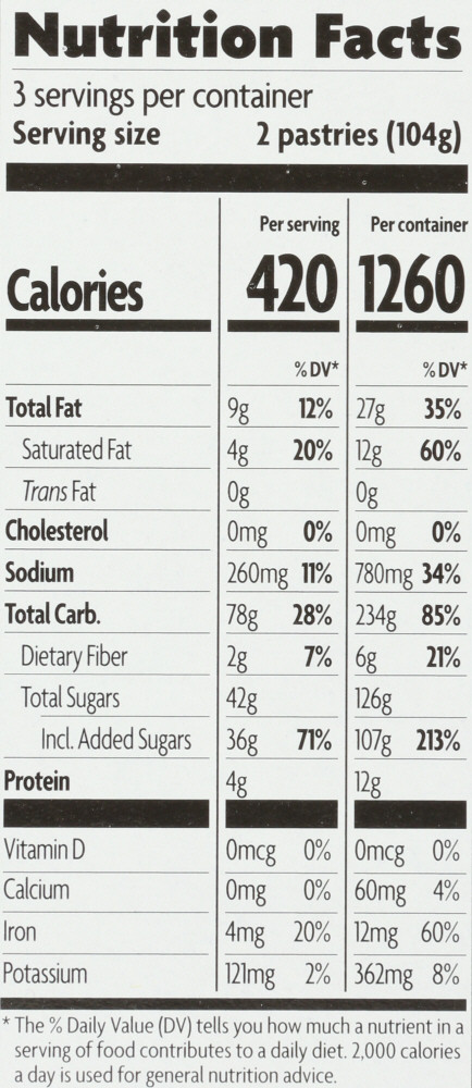 Nature's Path Frosted Apple Cinnamon Toaster Pastry (12x11 Oz) - Image 2