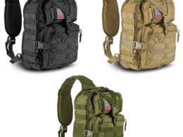 XGear Tactical 14L Range Sling Bag Backpack with Adjustable Strap