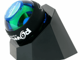 DFX Powerball Blue Gyro Exerciser with Powerdock