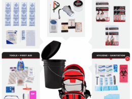 WSK Essential Survival Kit for Up To 4 People plus Bucket and Lid