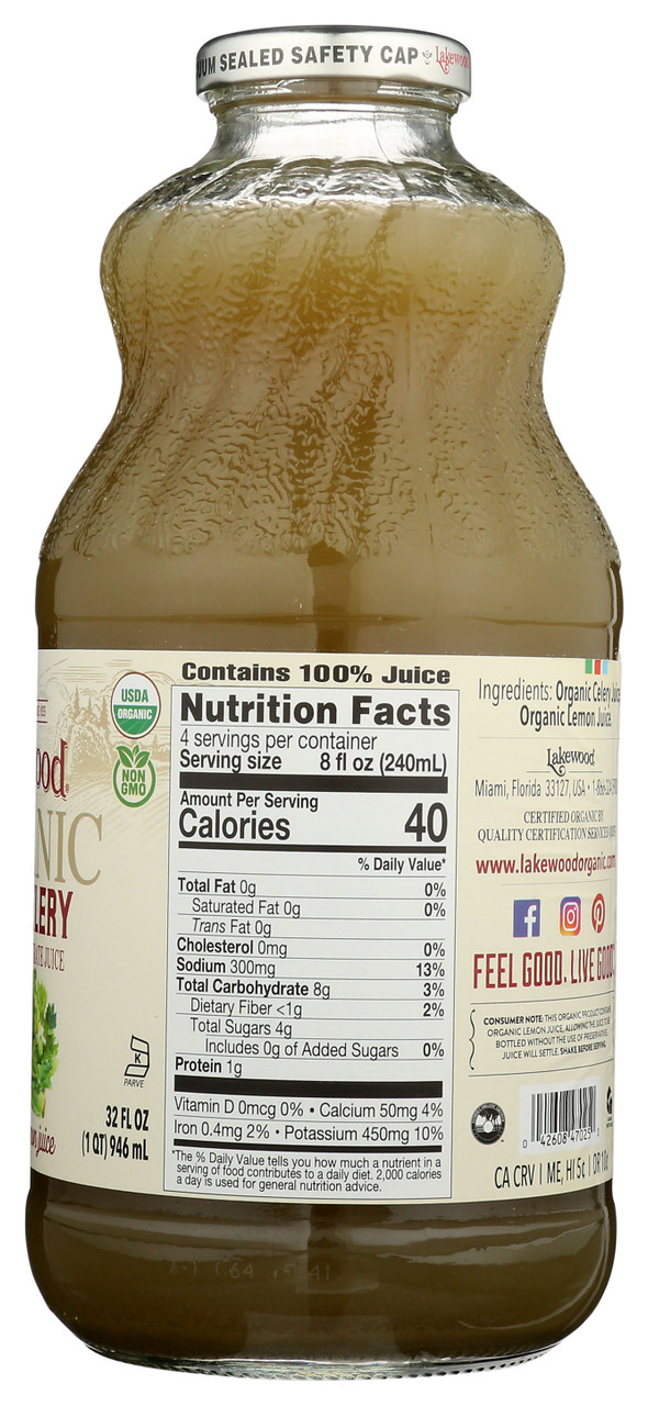 OG2 LAKE PURE CELERY JCE ( 6 X 32 OZ ) - Image 2