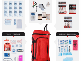 WSK Essential Survival Kit for Up To 4 People plus Rolling Bag