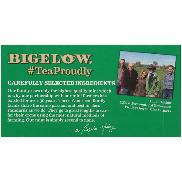 Bigelow Mint Medley Herbal Tea 20 tea Bags (Pack of 6 Boxes) - Image 2