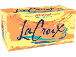 LACROIX PEACH PEAR SPK ( 3 X 8 PACK )