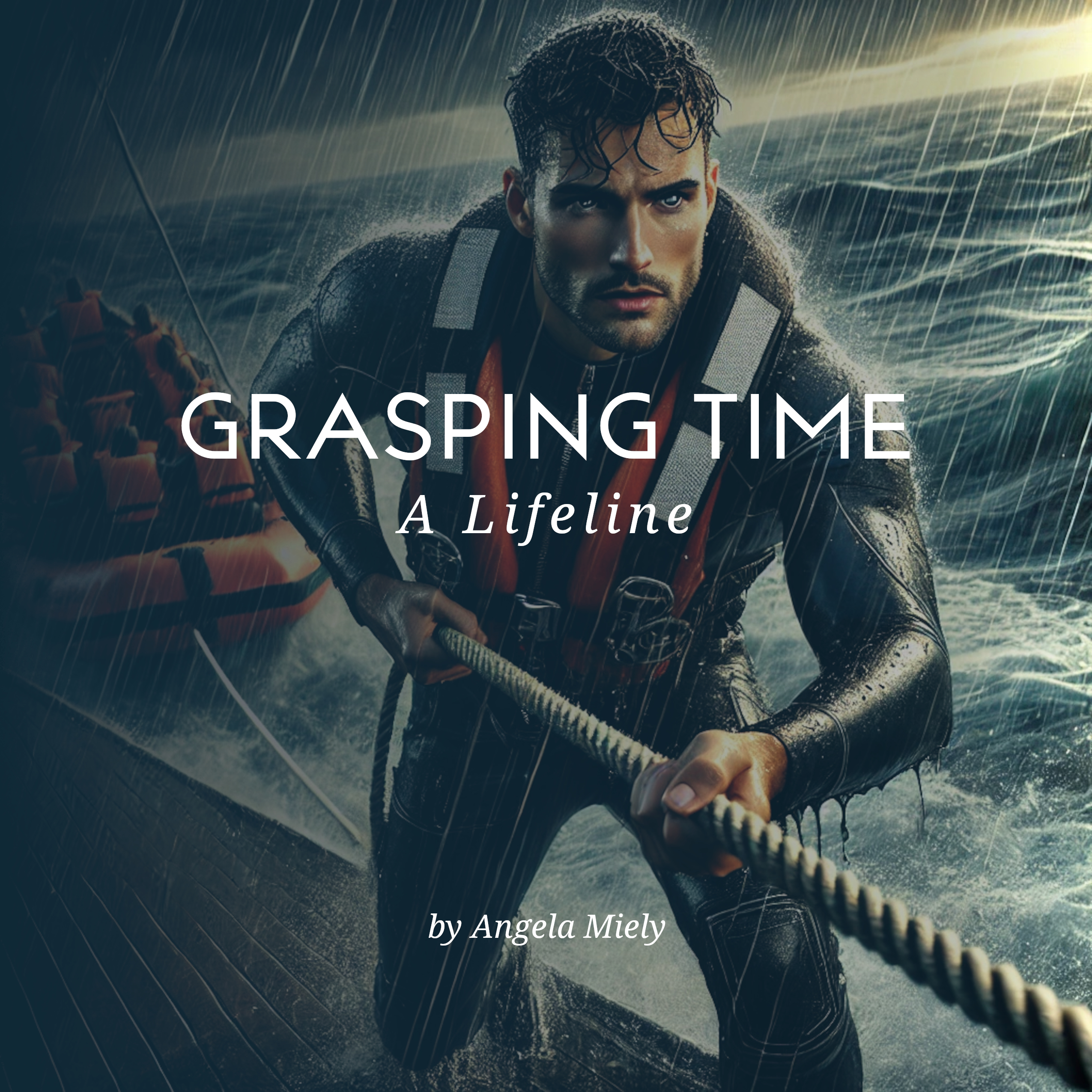 "Grasping Time: A Lifeline" written by Angela Miely - Paperback book