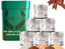 Pro Series BBQ & Grilling Sea Salts Gift Box | Gift Packaged Sea Salts Collection | Set of 6