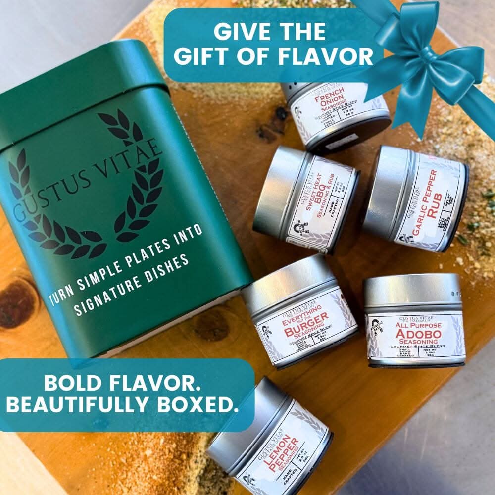 Signature Grilling Seasonings & BBQ Rubs Gift Box | Gift Packaged Seasoning Collection | Set of 6 - Image 3