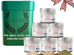 Snack-time Celebrations: Made in the USA Signature Spices| Gift Packaged Seasoning Collection | Set of 6
