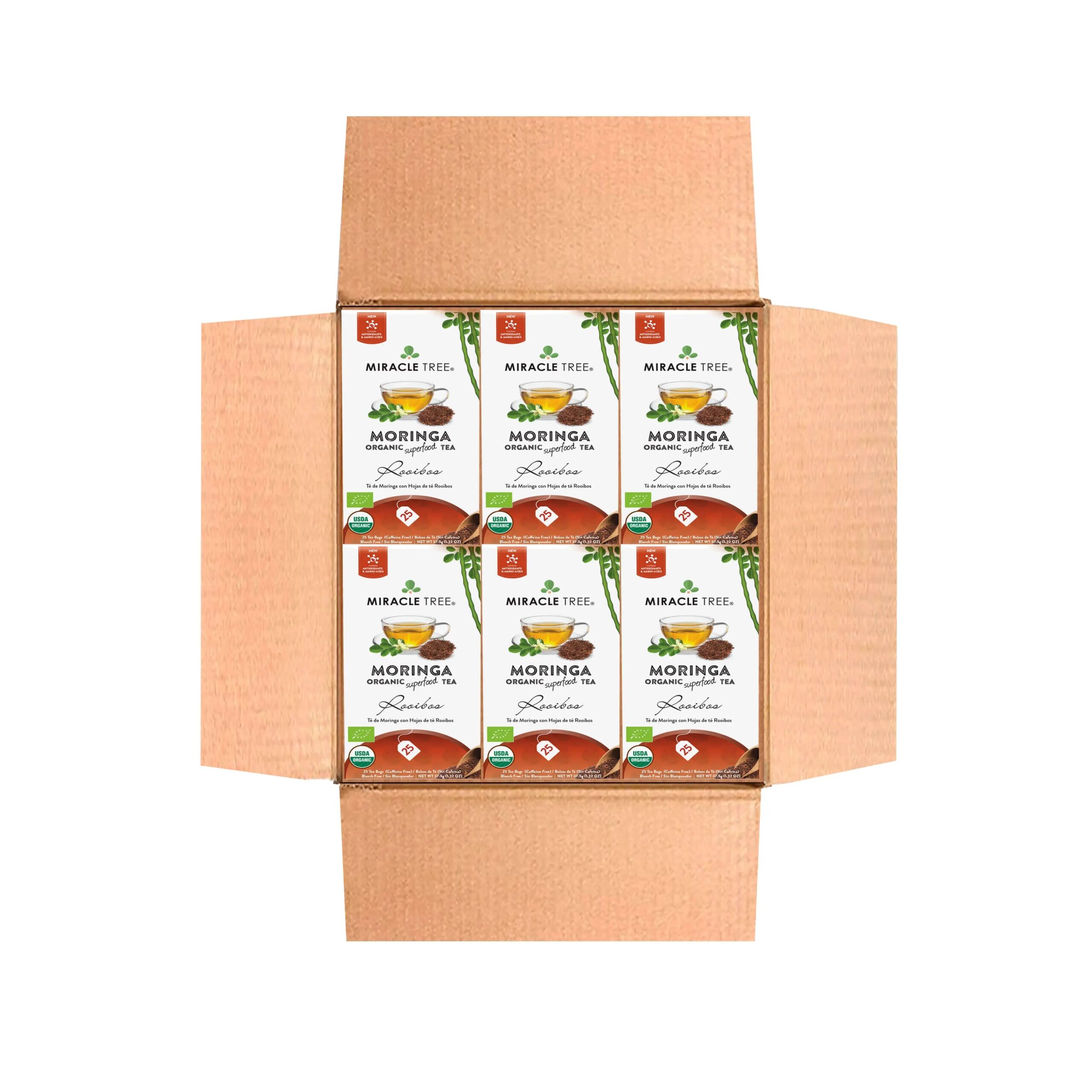 Organic Moringa Tea - Rooibos - Caffeine-Free Herbal Tea - Image 8