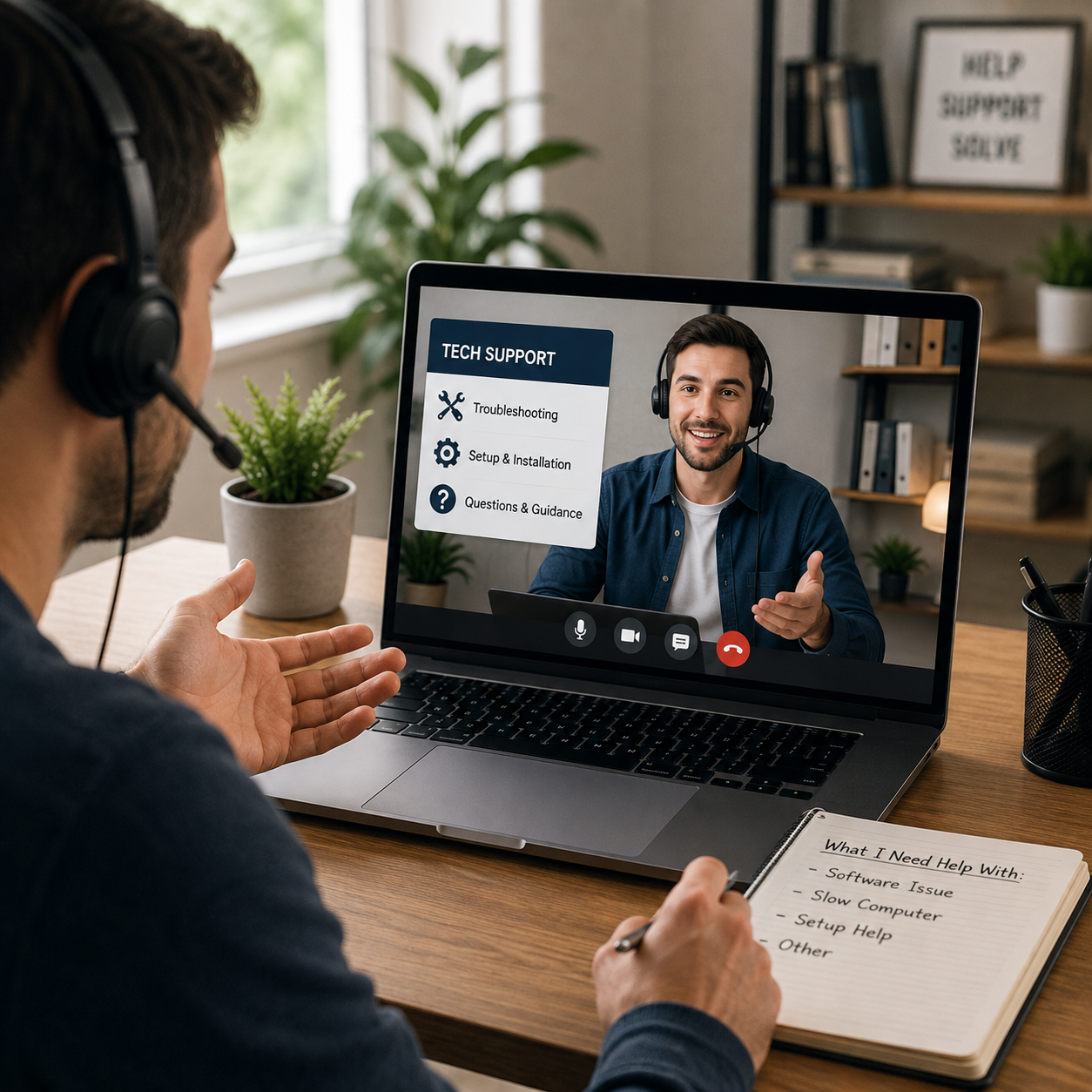 Tech Help Video Call